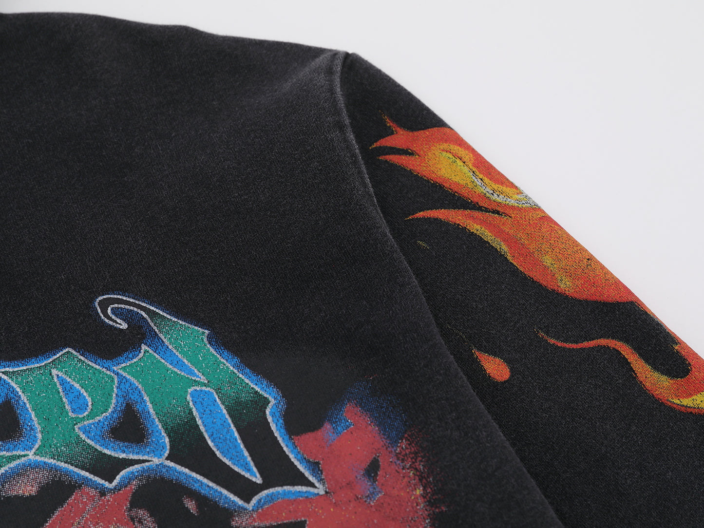 25Ss Godspeed New Direct Spray Printed Washed Water Retro Pure Cotton Hip-hop Fashion Hoodie Sweatshirt for Men