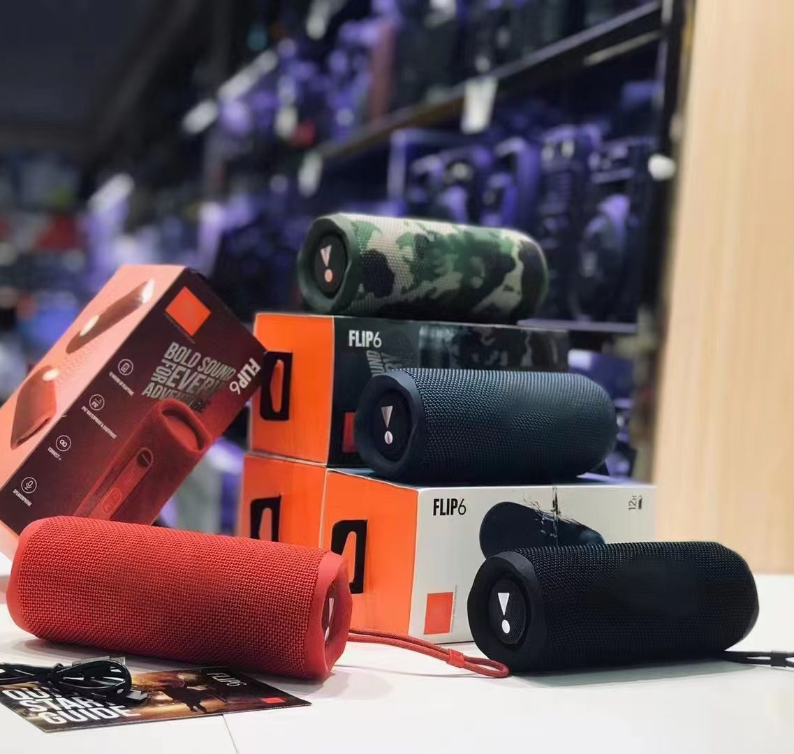 Hot Selling Shipment from US Warehouse Flip6 Outdoor Waterproof Speaker Can TF Card Slot Wireless Bluetooth Speaker
