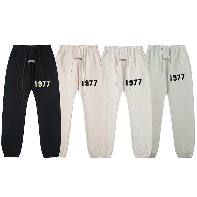 ESS Men Tracksuits 1977 Sportswear Sweatpants and Hoodie Set Top Quality 100% Cotton Streetwear Hoodies for Men