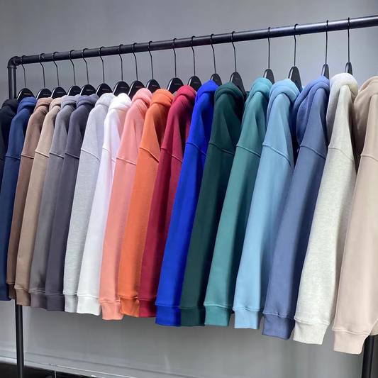 Men's Clothing Top Quality 100% Cotton Heavyweight Puff Printing Hoodies Sweatshirts Streetwear Pullover Hoodies for Men