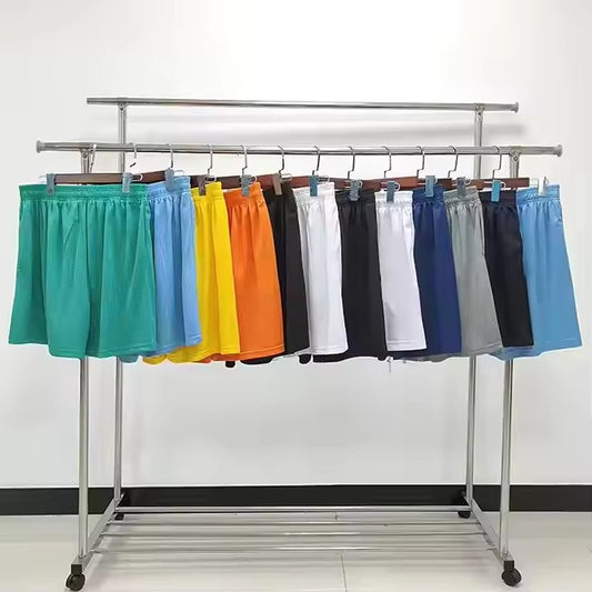 EE Men's American Shorts for Sports Casual Basketball Solid Color Breathable and Quick Dry Top Quality Polyester Fiber Shorts