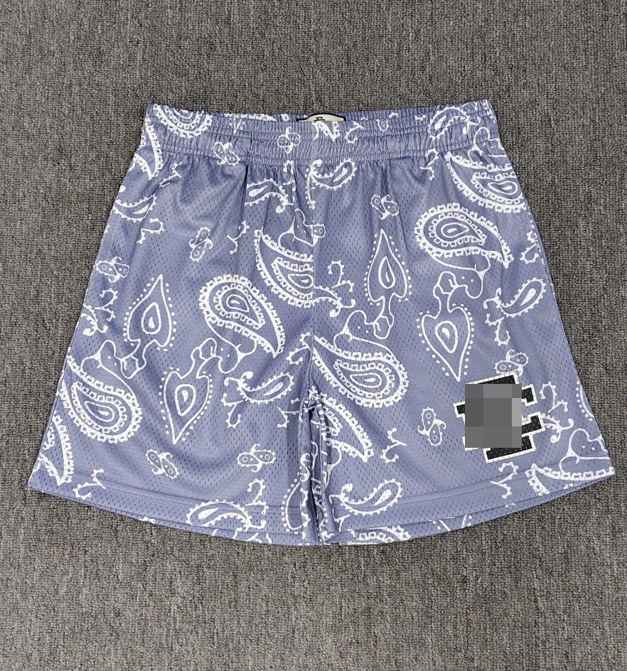 Top Quality EE American Shorts Men's Polyester Fiber Casual Fitness Printed Quarter Length Pants Loose Breathable Quick Dry Shorts for Men