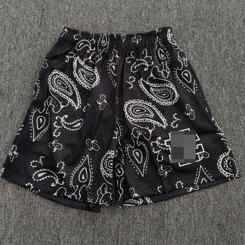 Top Quality EE American Shorts Men's Polyester Fiber Casual Fitness Printed Quarter Length Pants Loose Breathable Quick Dry Shorts for Men