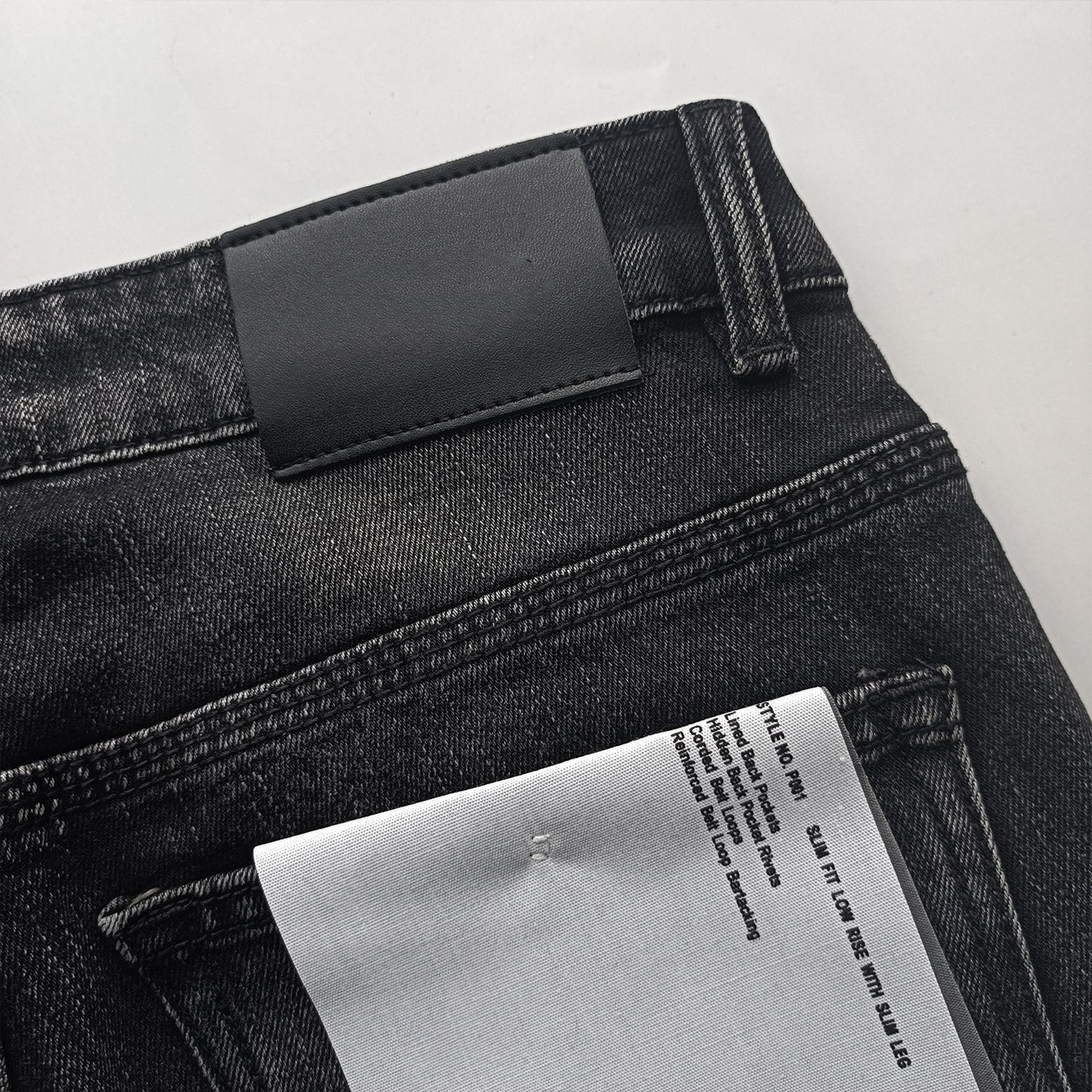 Top Quality Purples Brand Straight Jeans Washed Denim Ripped Hole American High Street for Men