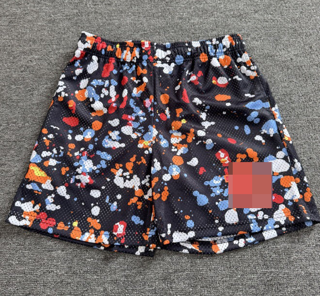 Top Quality EE American Shorts Men's Polyester Fiber Casual Fitness Printed Quarter Length Pants Loose Breathable Quick Dry Shorts for Men