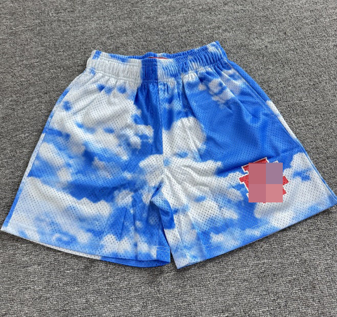 Top Quality EE American Shorts Men's Polyester Fiber Casual Fitness Printed Quarter Length Pants Loose Breathable Quick Dry Shorts for Men