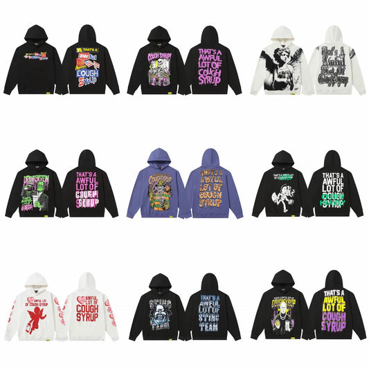 Top Quality THAT'S a AWFUL LOT of COUGH SYRUP Hoodie Men's Clothing High Street Printed Oversized Vintage Hoodies