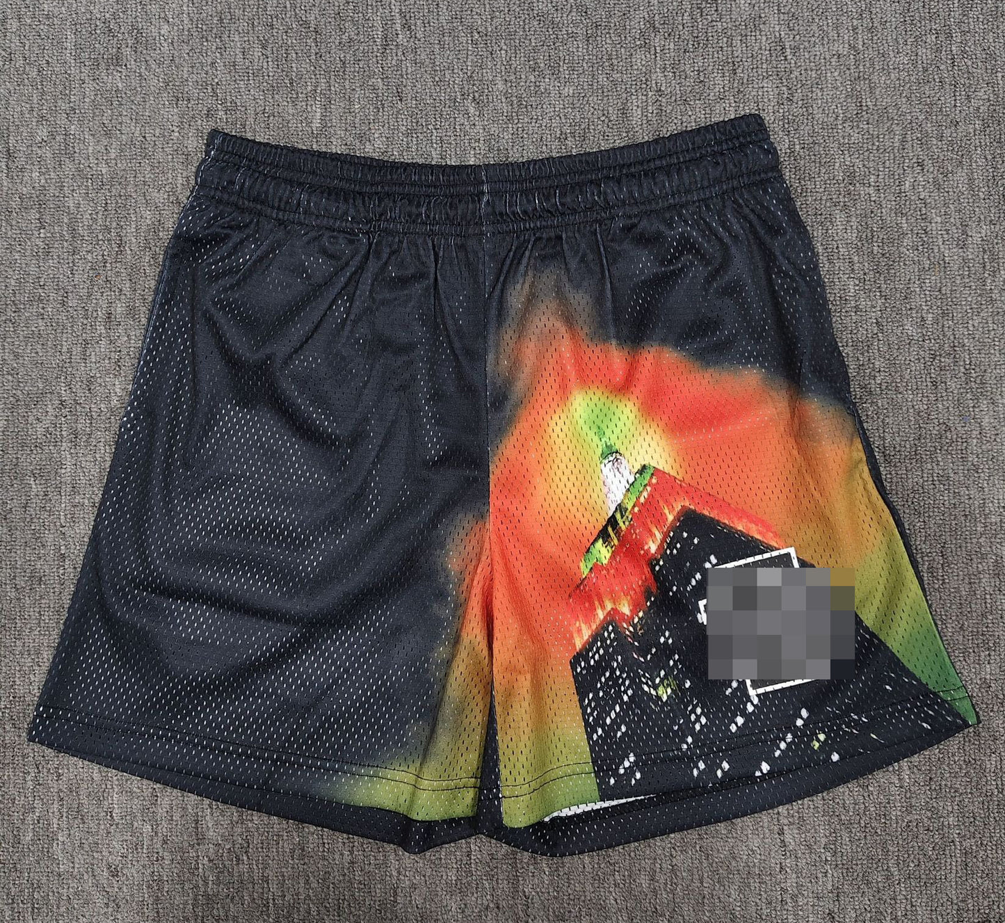 Top Quality EE American Shorts Men's Polyester Fiber Casual Fitness Printed Quarter Length Pants Loose Breathable Quick Dry Shorts for Men